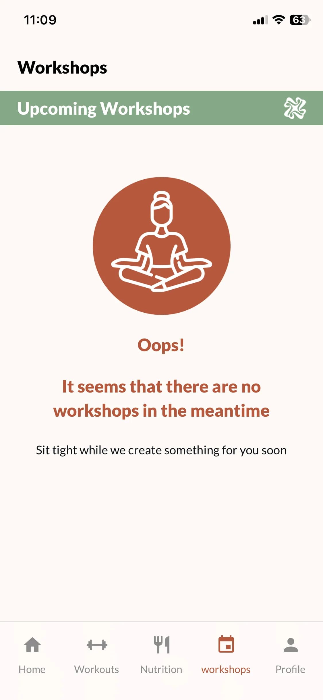 Thryvvs mobile app — workshops